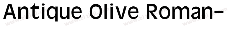 Antique Olive Roman字体转换